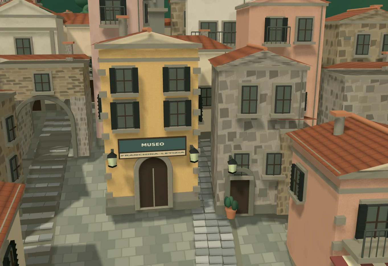 Interpretazione artistica di un edificio per il Museo Etnofotografico